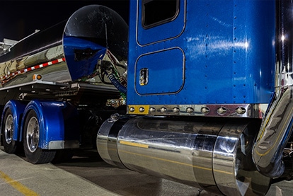 Blue Truck — Tanker Repair Services Pinelands NT